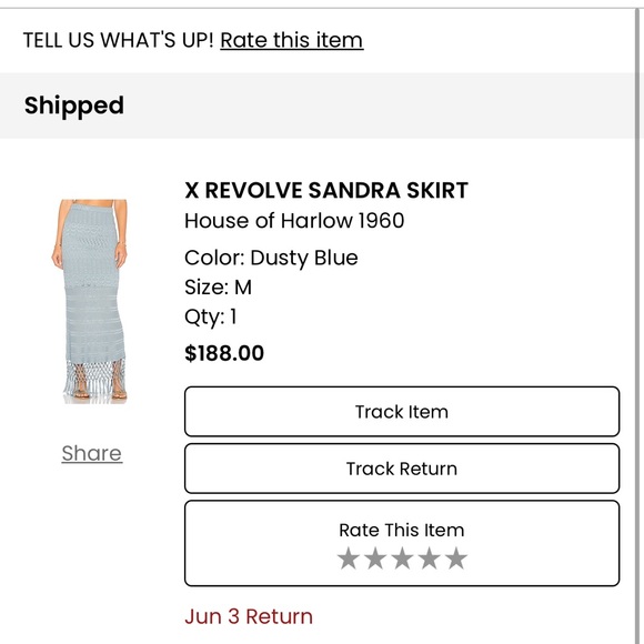 House of Harlow 1960 x revolve Sandra skirt and Quinn top - Picture 3 of 4